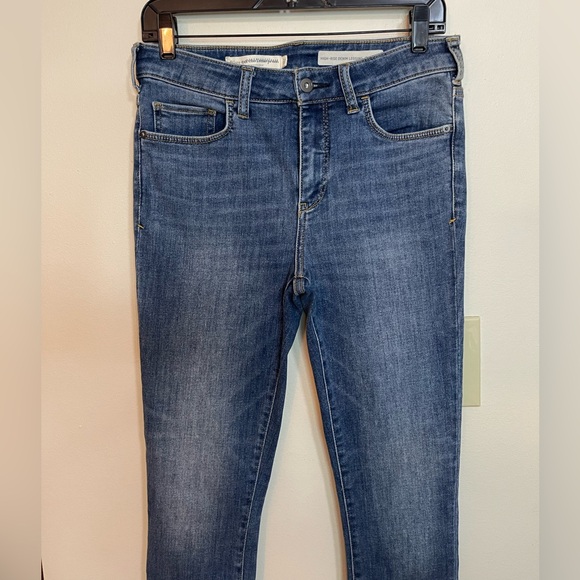 Pilcro and The Letterpress High Rise Denim Leggings Stretch Jean Denim Sz 29. - Picture 10 of 17